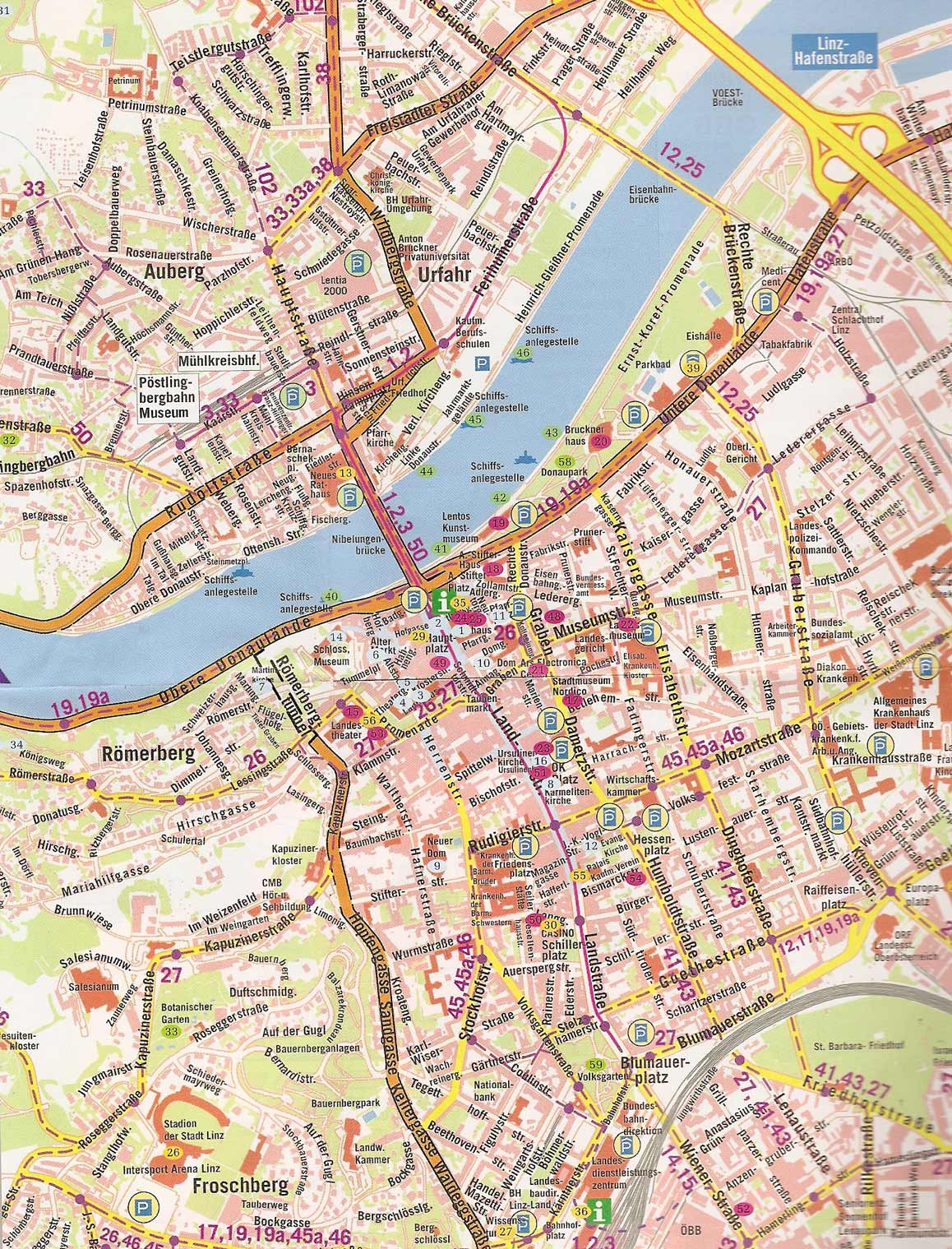 Linz Austria Map