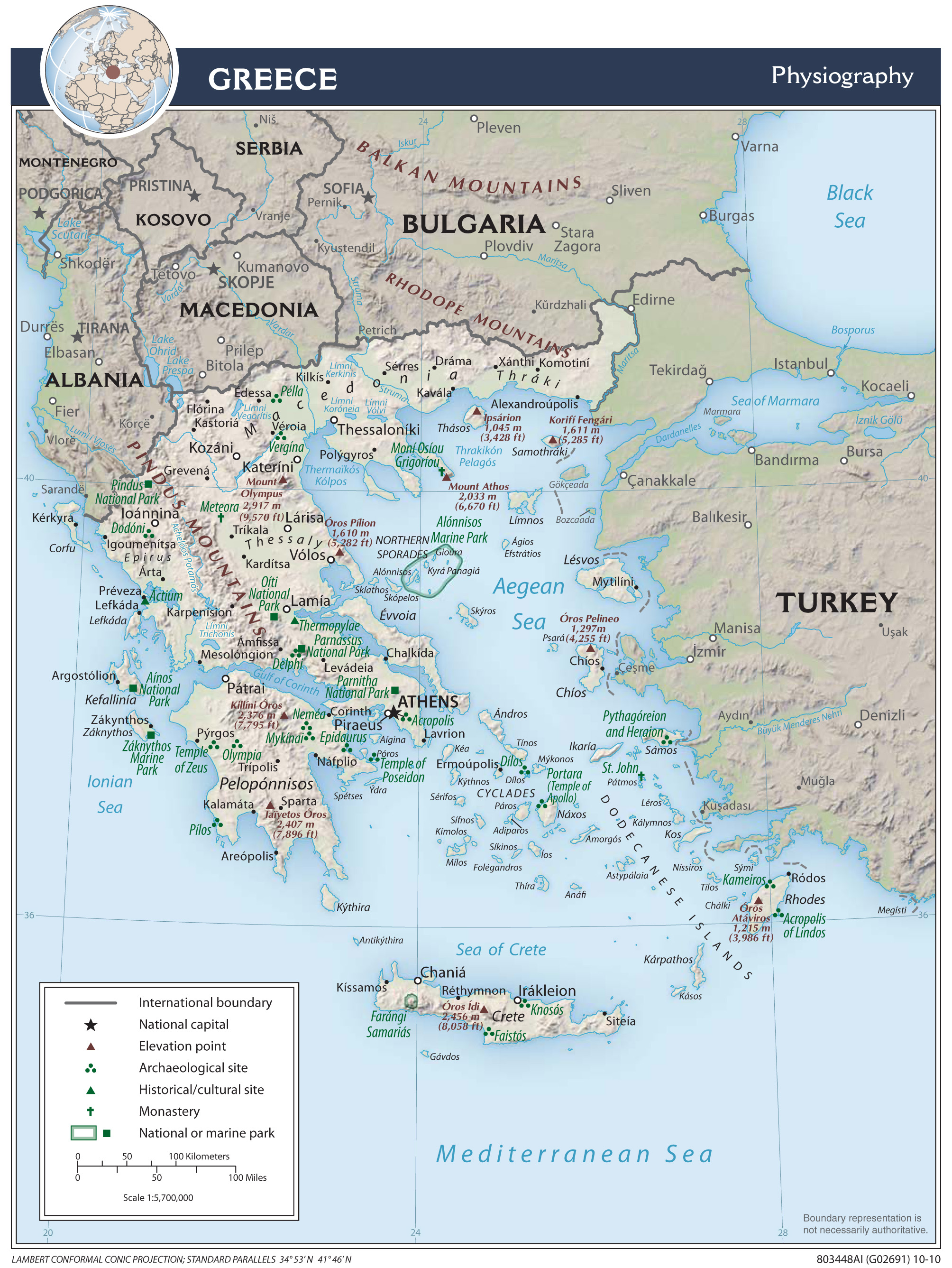 Maps Of Greece Greece Detailed Map In English Tourist Map map Of 