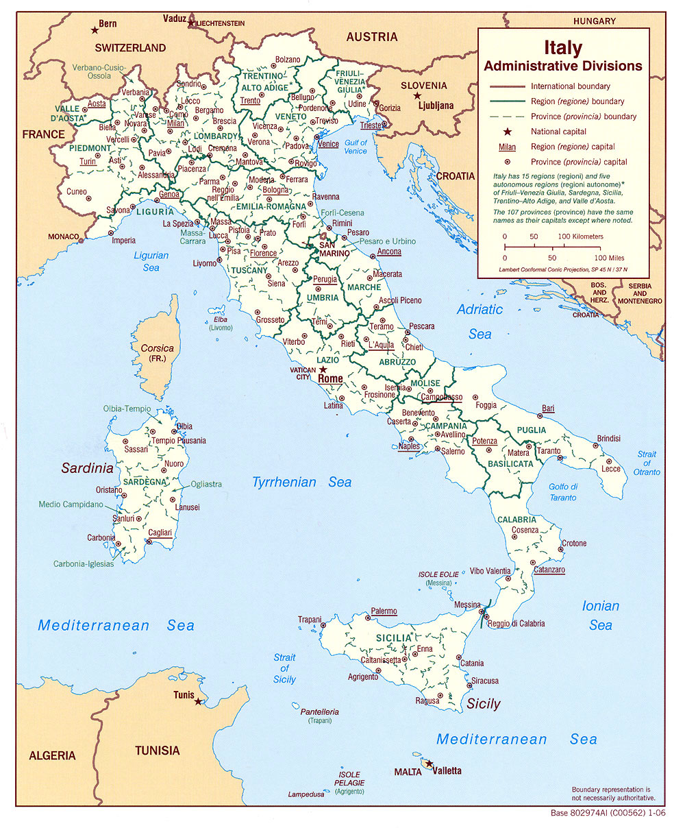 Maps Of Italy Detailed Map Of Italy In English Tourist Map Of