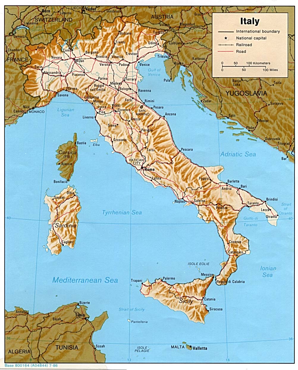 Maps of Italy | Detailed map of Italy in English | Tourist map of Italy