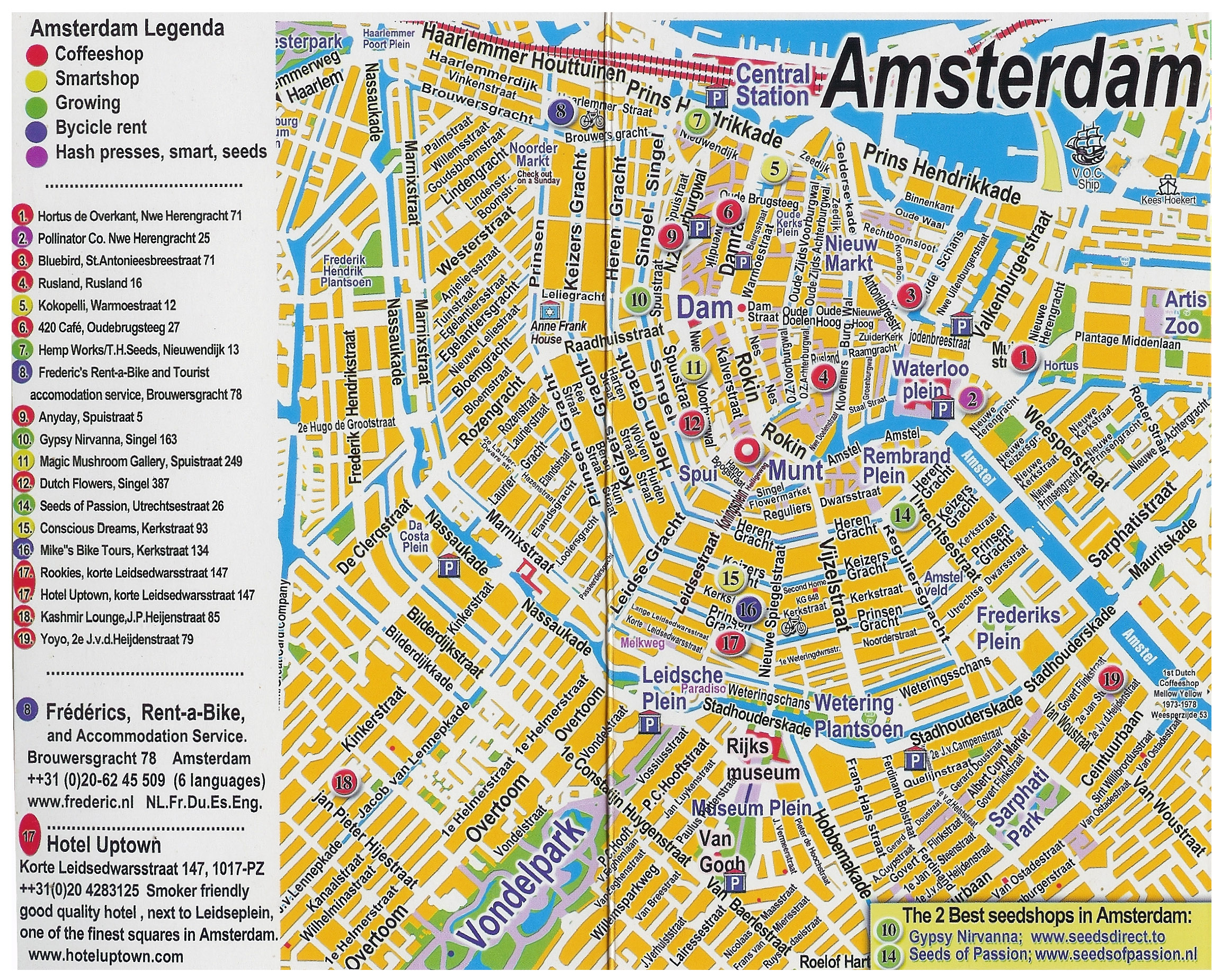 Amsterdam Map Printable