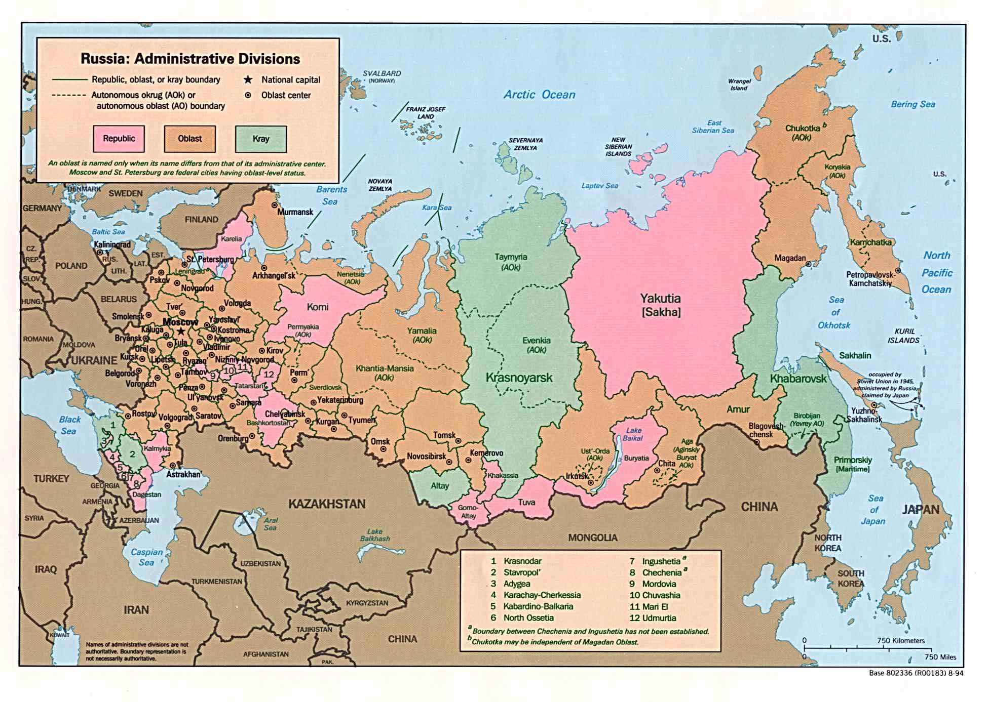 Maps of Russia | Detailed map of Russia with cities and regions | Map