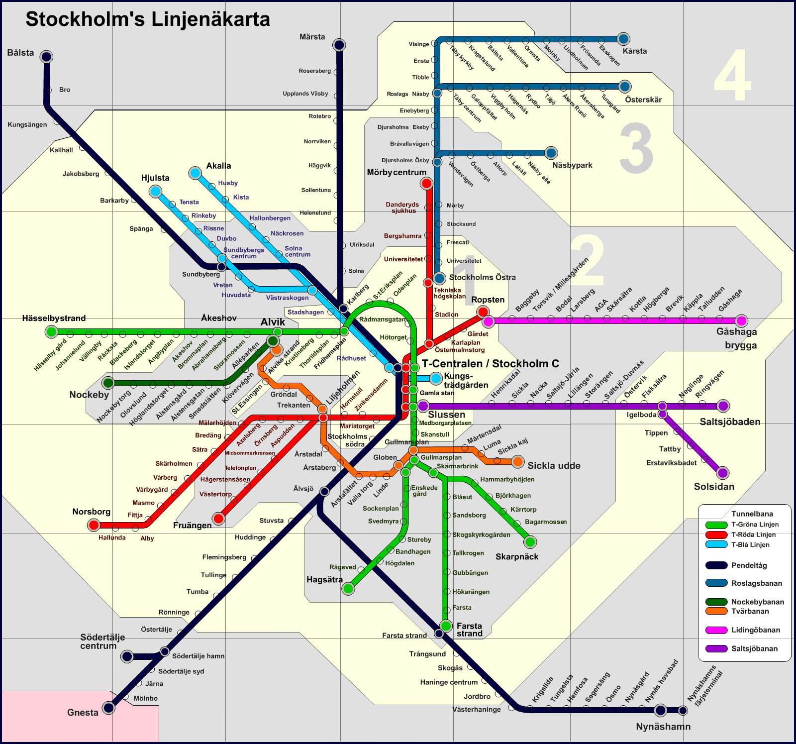 Maps of Stockholm | Detailed map of Stockholm in English | Maps of