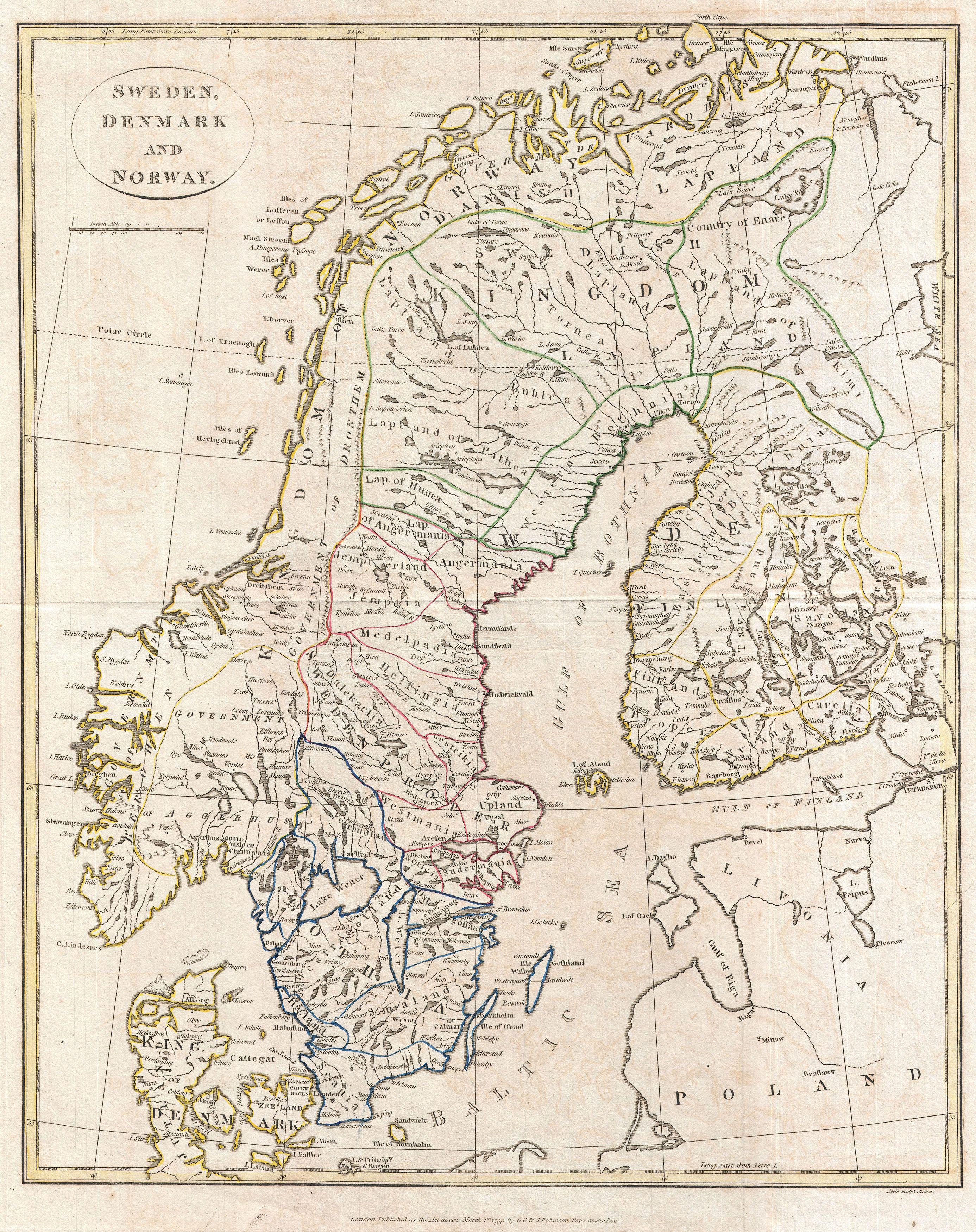 Maps of Sweden | Detailed map of Sweden in English | Tourist map of